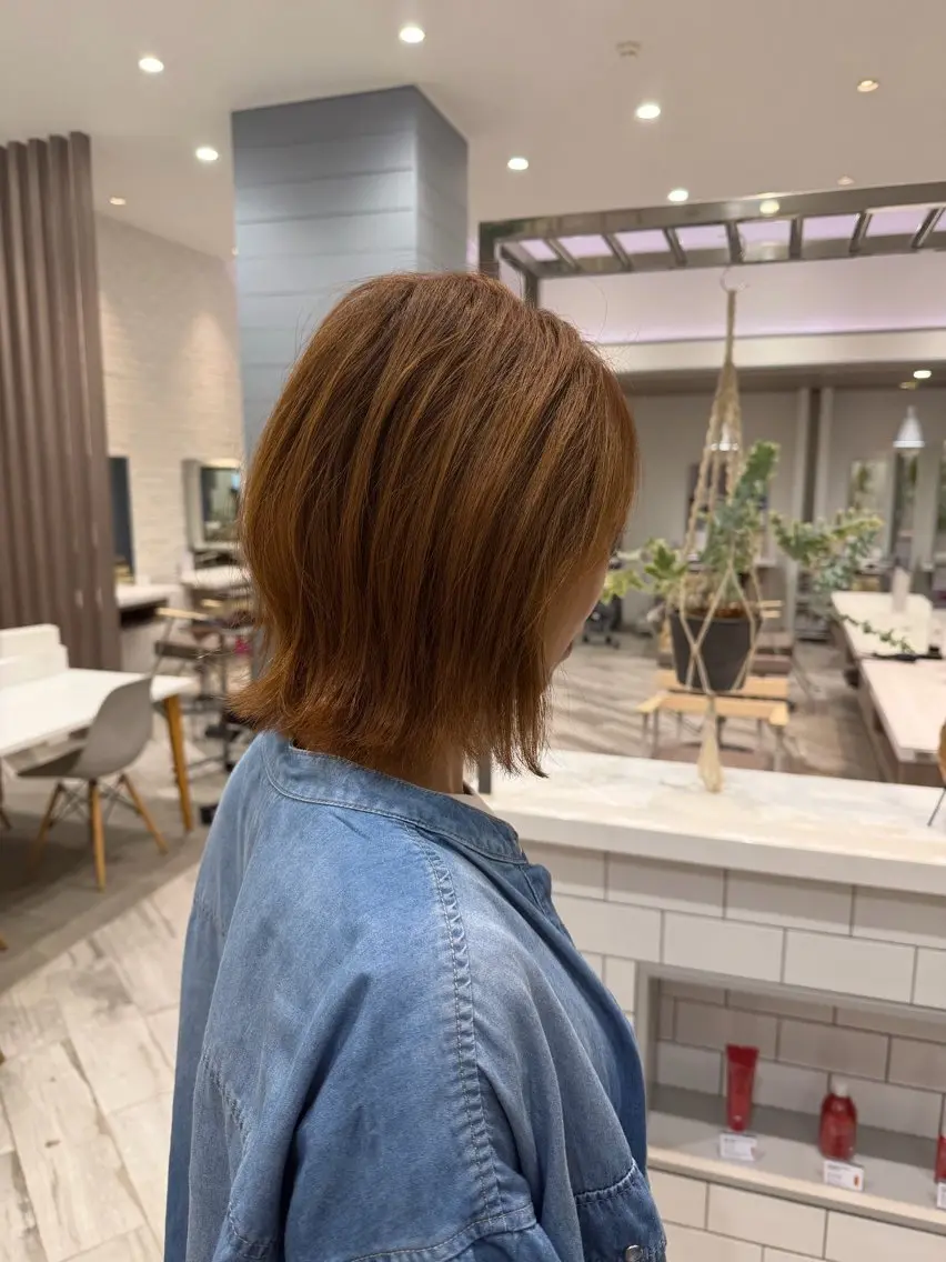 ショート ボブ 外ハネヘア 浅見 瑠那のヘアスタイル