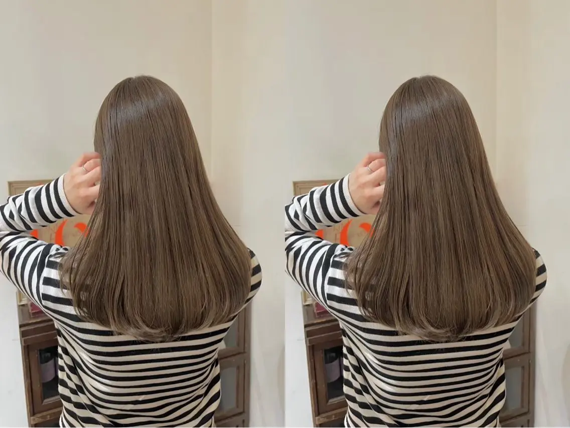 ロング カラー 植野 さくらのヘアスタイル