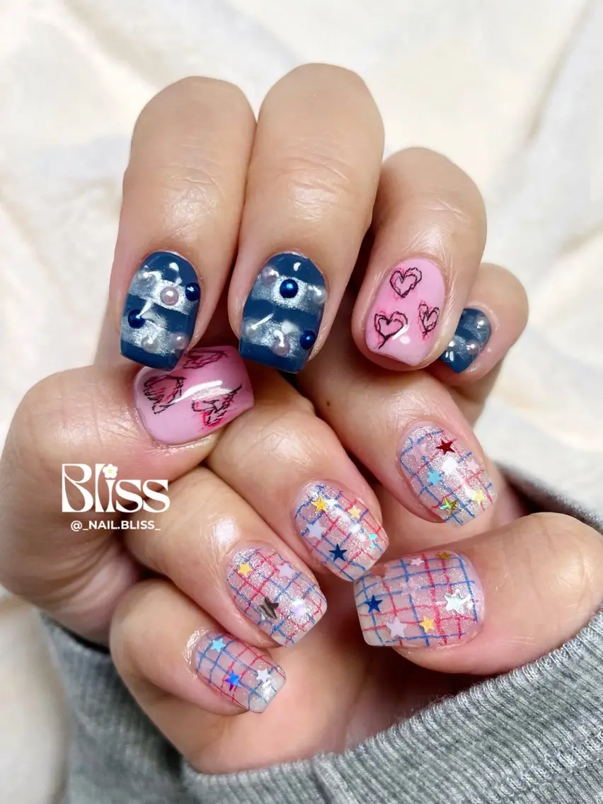 ネイル 持ち込み ハンドネイル NAIL BLISSのネイルデザイン
