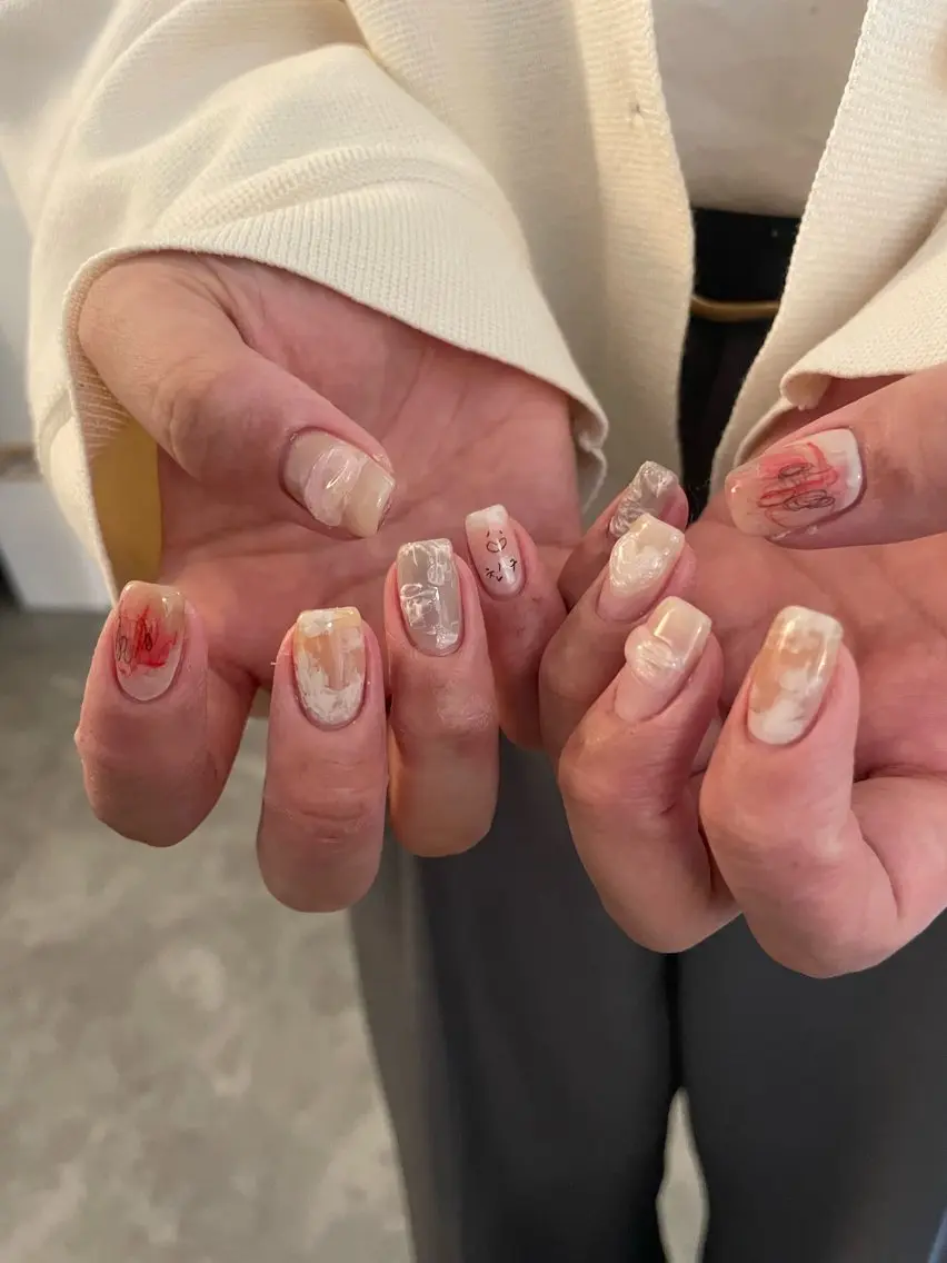 ネイル ハンドネイル roof nailのネイルデザイン