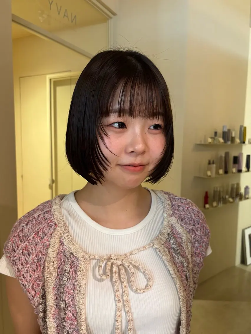 カラー ヘアカラー 菰口 美優のヘアスタイル