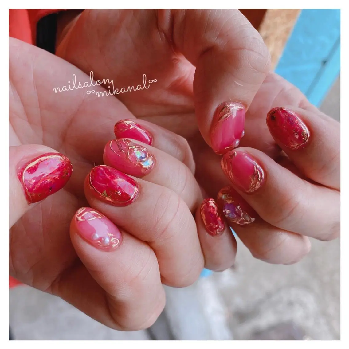ネイル ハンドネイル nailsalon ∞ ﾐｶﾅﾙ ∞のネイルデザイン