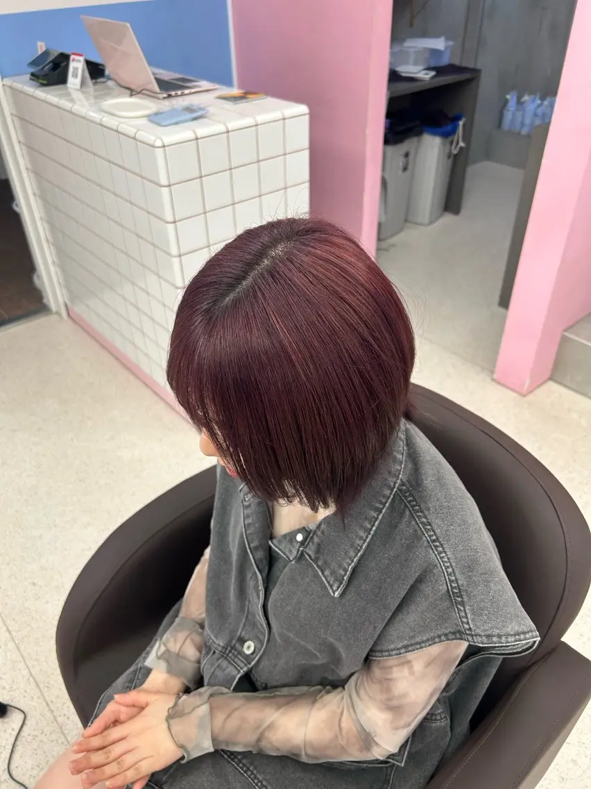 透明感たっぷり!ダブルカラー🫧の写真