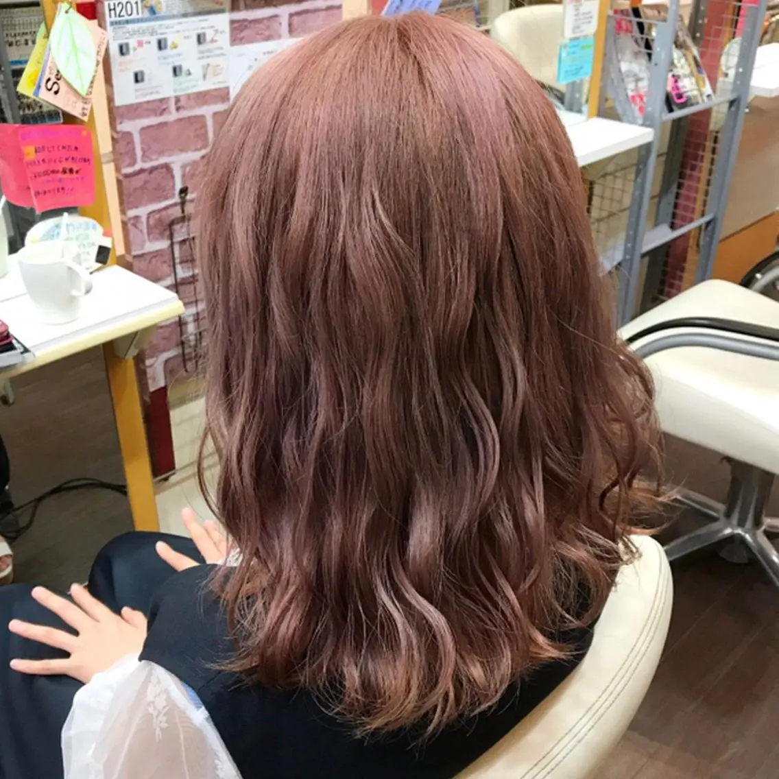 ミディアム カラー 櫻井 なんなのヘアスタイル