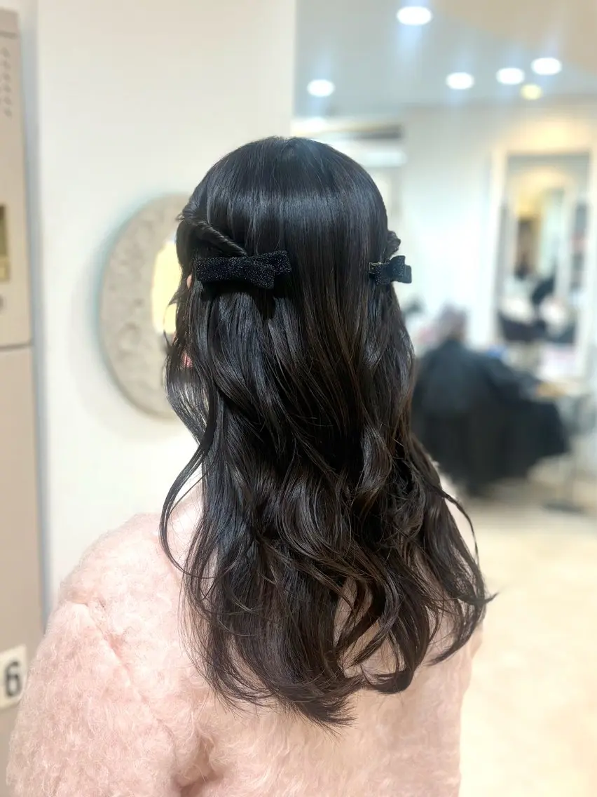 ヘアアレンジ デート ヘアセット 🫧arisa🫧 レイヤー/アレンジのヘアスタイル