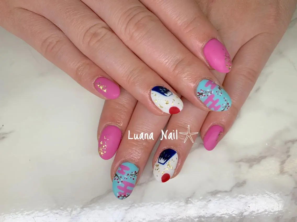 ネイル マットネイル ハンドネイル BeauJu by Luana Nailのネイルデザイン