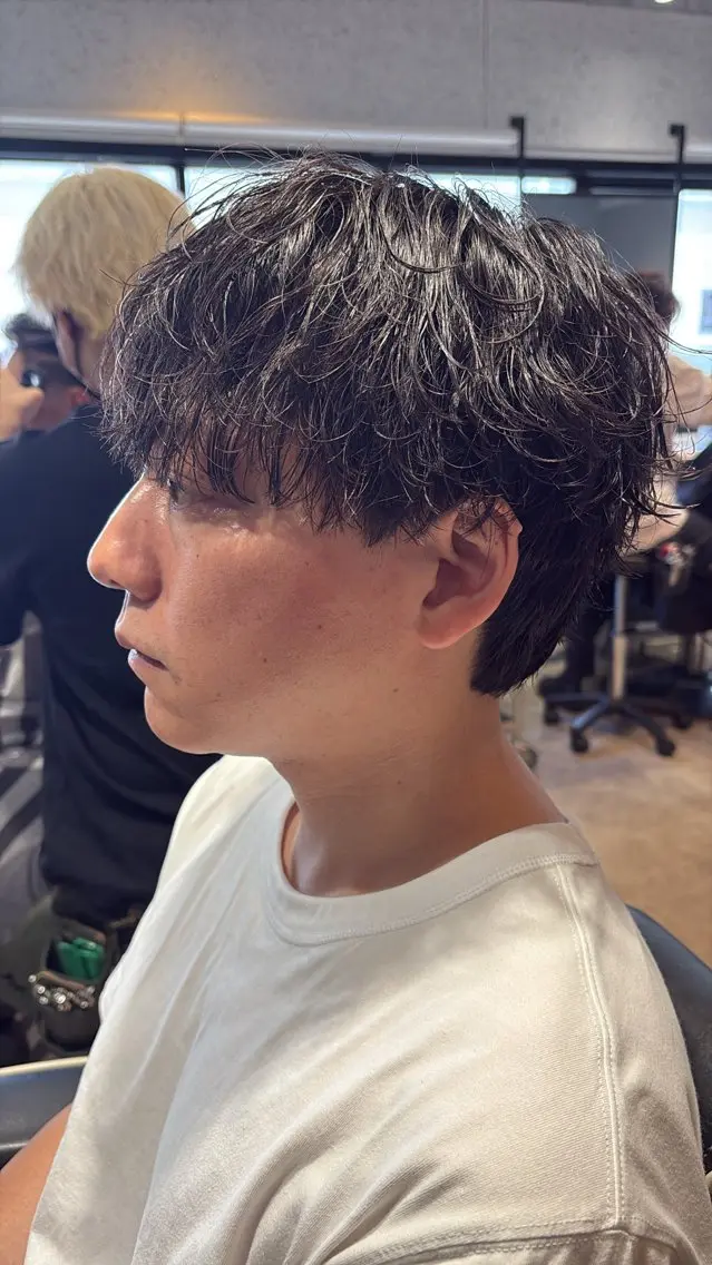 ショート カット パーマ 池袋西口徒歩10秒 EBINAメンズ特化のヘアスタイル