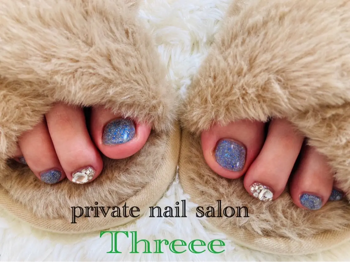 ネイル フットネイル Nail salon - Threee　-のネイルデザイン