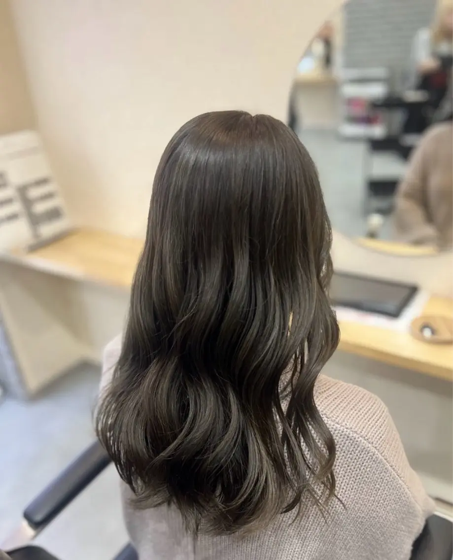 ロング カラー カット ヘアカラー トリートメント 🎀透明感カラー /ハイトーン🎀のヘアスタイル