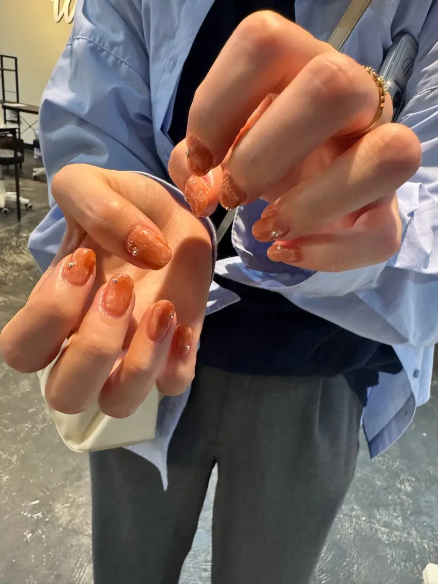 時短ニュアンスデザインネイル　【オフあり】5種類ほどの写真
