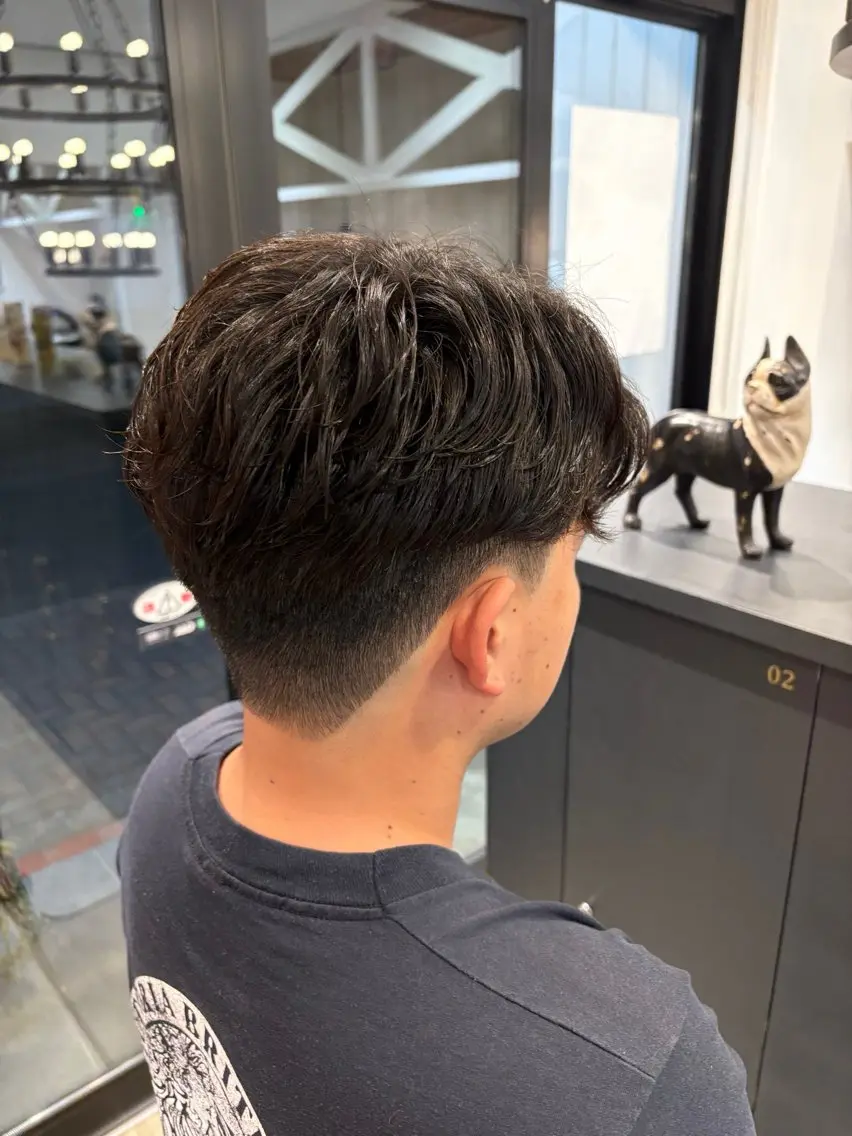 ショート パーマ メンズ ショートヘア 田村 亜衣華のヘアスタイル