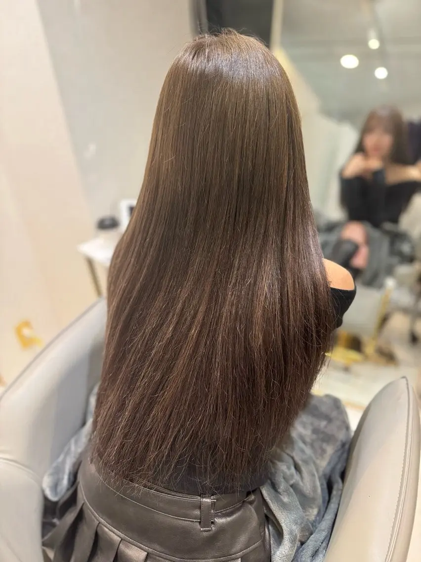 ロング エクステ ロング 辻田 七海のヘアスタイル