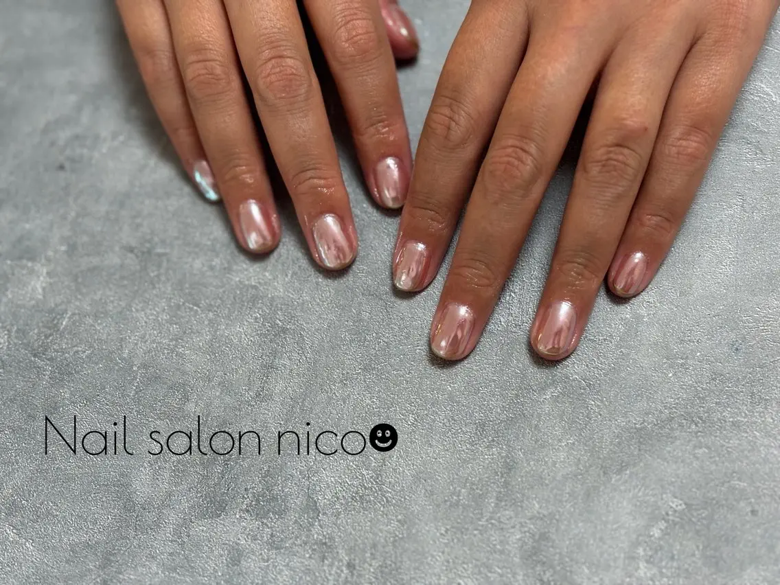 ネイル ミラーネイル ハンドネイル Nail salon nico☻のネイルデザイン