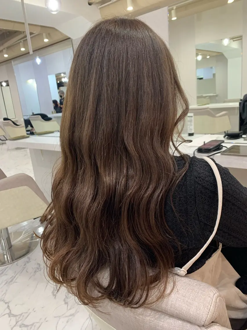 ロング カラー ブラウンカラー 高橋 一樹のヘアスタイル
