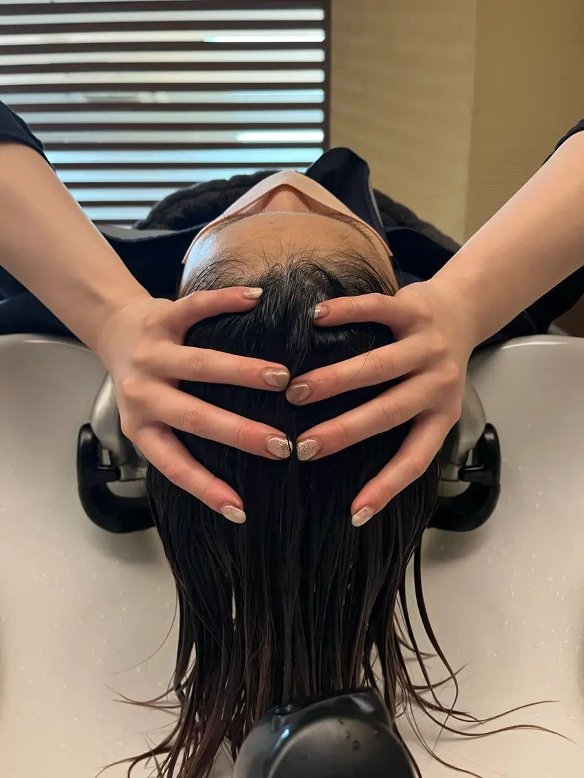 カット ヘッドスパ クボタ ホノカのヘアスタイル