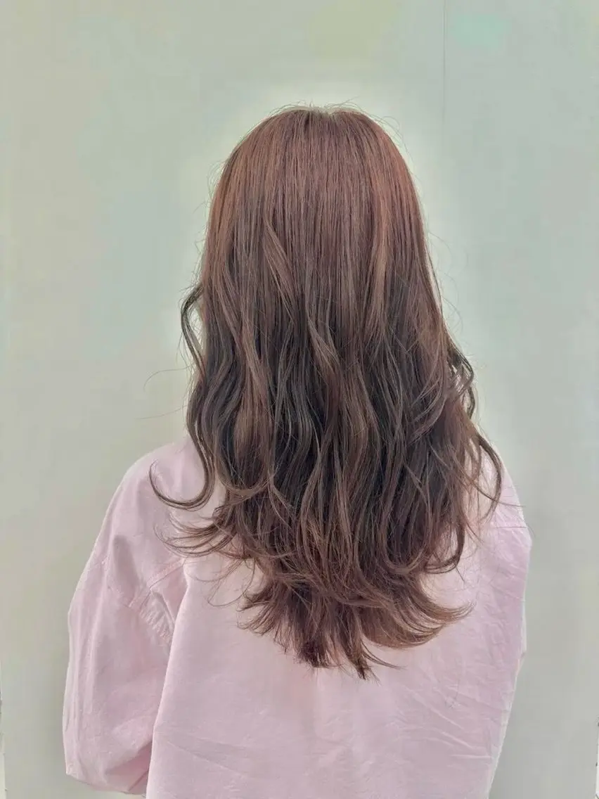 ロング カラー 畑中 夢のヘアスタイル