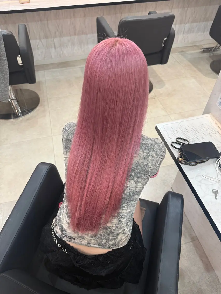 ロング カラー ヘアカラー ゆりあ☆彡 Lapisのヘアスタイル
