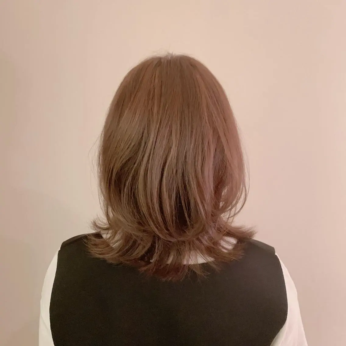 ミディアム カラー カット ヘアカラー 小顔/似合わせカット 杉山莉菜のヘアスタイル