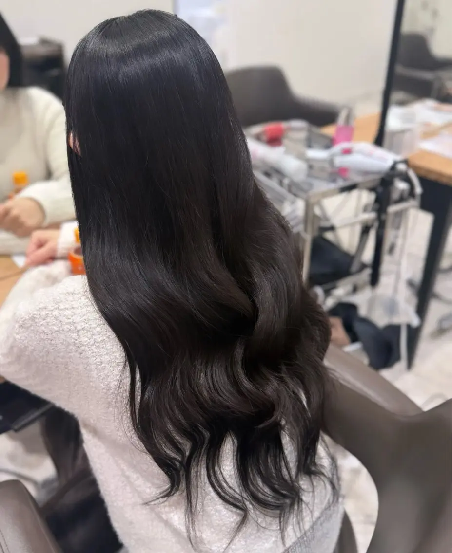 ロング カラー カット エクステ Lee京橋 Rinのヘアスタイル