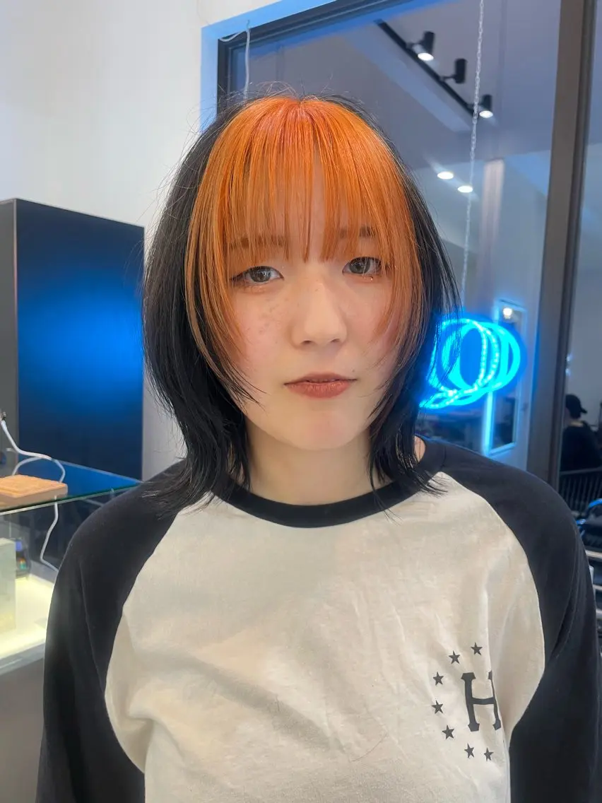 《インナーカラー🌈》全体カラー➕ケアブリーチインナーカラーの写真