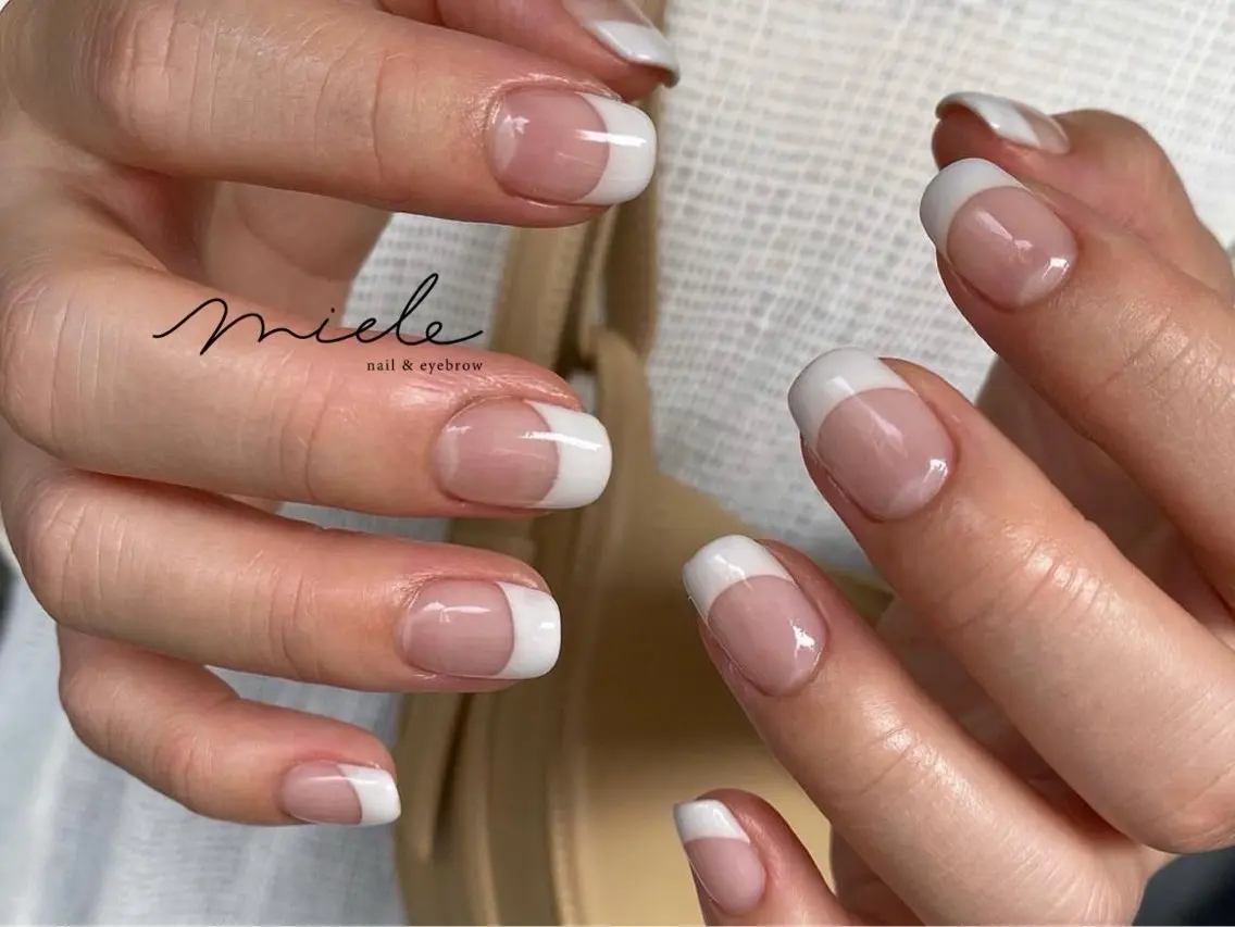 ネイル ハンドネイル miele【ミエレ】 海外シンプルデザインのネイルデザイン