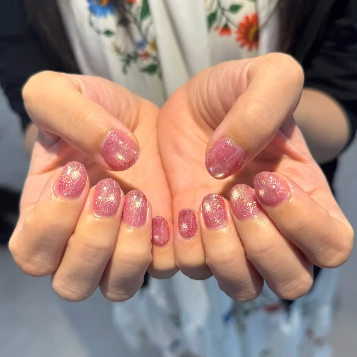 ネイル ピンク ハンドネイル 1ga_ cullのネイルデザイン