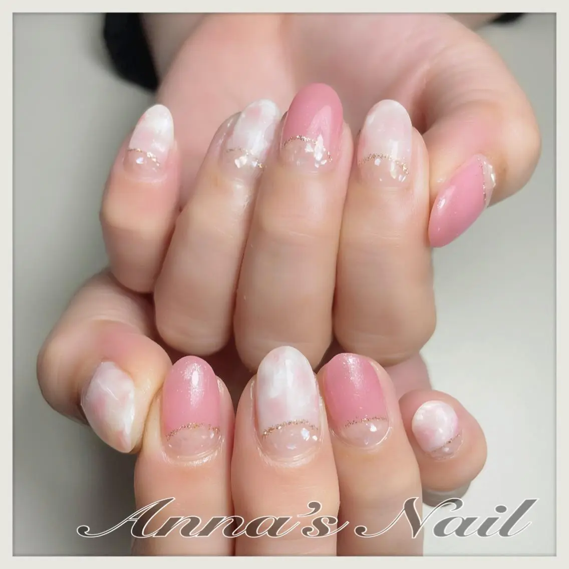 ネイル 清口 杏奈のネイルデザイン
