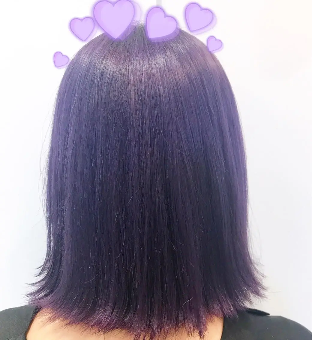 カラー バイオレットカラー 新宿駅近♡個室 ♡関口三都季🌜のヘアスタイル