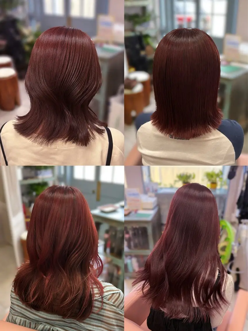 カラー ブリーチ ブリーチなしカラー カット ヘアカラー トリートメント Sakura .のヘアスタイル