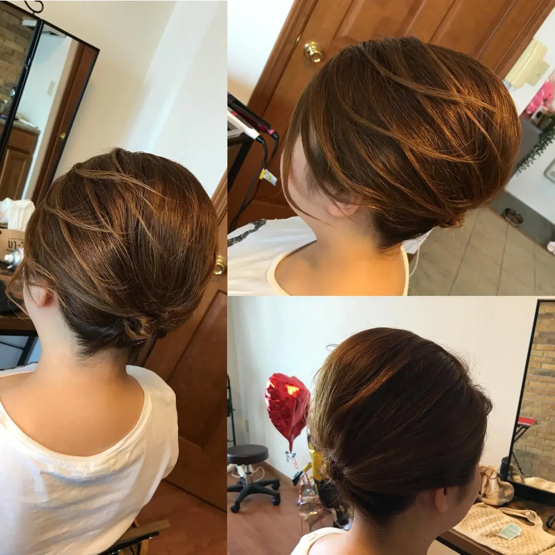 ミディアム ヘアアレンジ 夜会巻き 大賀 海夕の眉毛・アイブロウイメージ