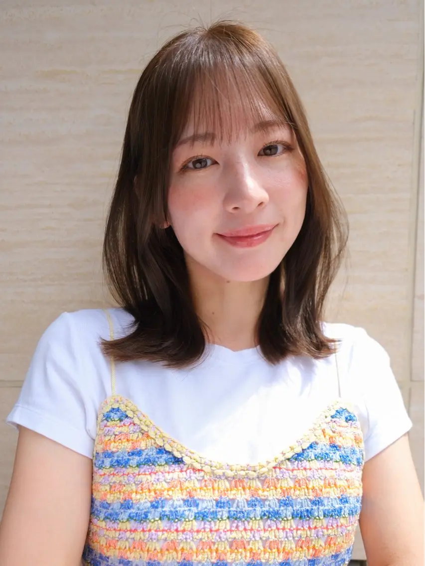 ミディアム カット ヘアカラー GARDEN今野佑哉 似合わせカット銀座のヘアスタイル