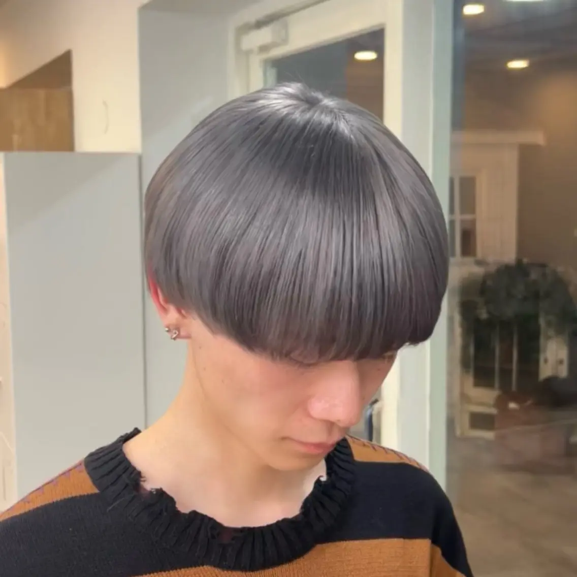 ショート カラー ベージュカラー ブリーチ シルバー ブリーチカラー/渋谷 /髪質改善/shinのヘアスタイル