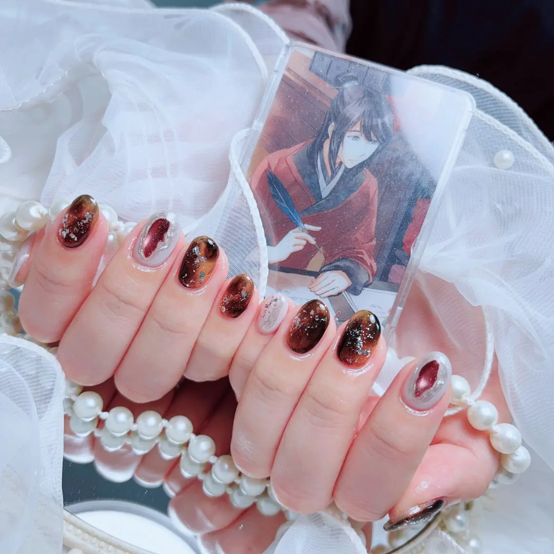 ネイル フットネイル 韓国ネイル マグネットネイル ワンカラーネイル ワンホンネイル Nailsalon Spina 琴美のマツエク・マツパデザイン
