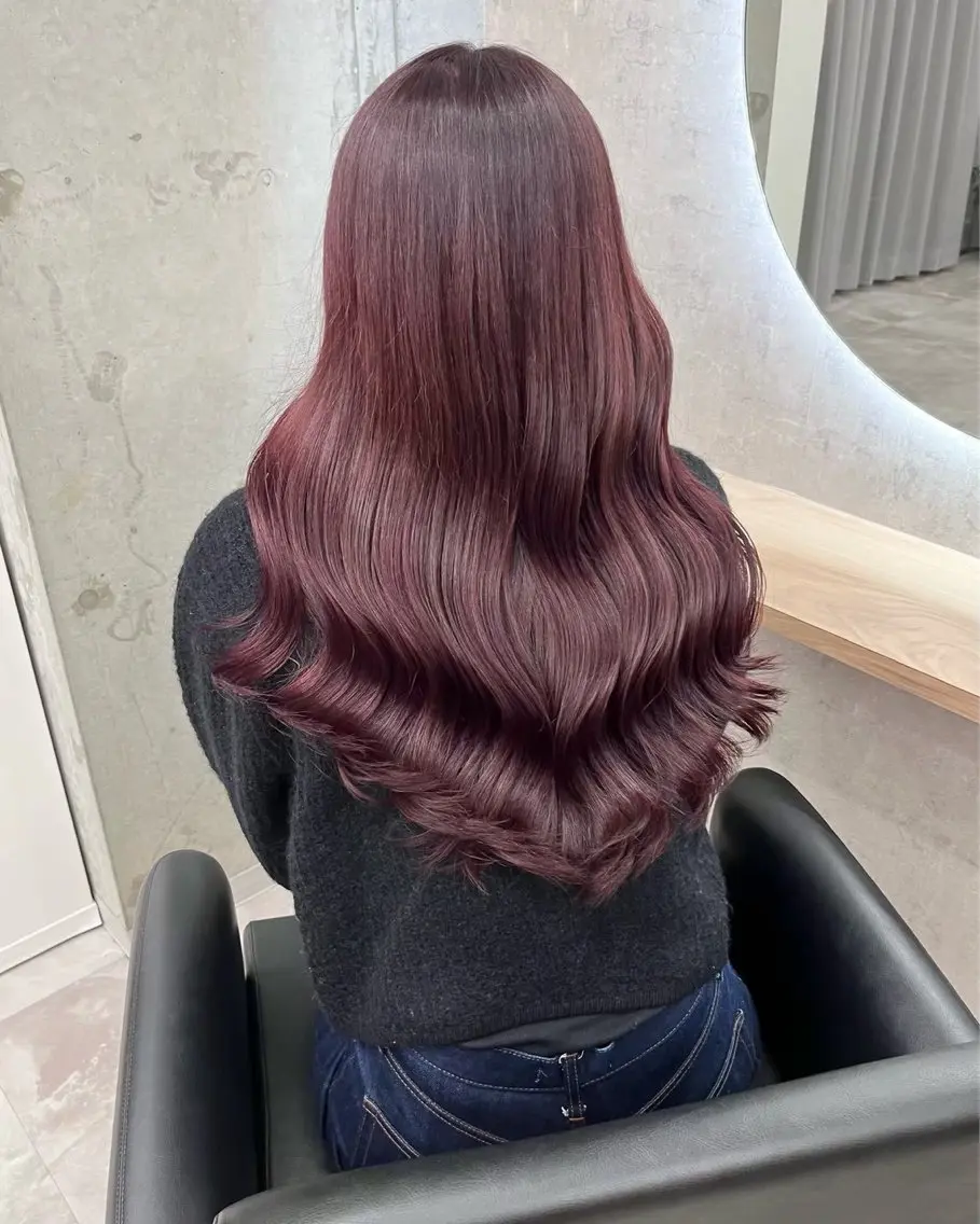 ロング カラー ヘアカラー ブリーチなしカラー/ NAGIのヘアスタイル