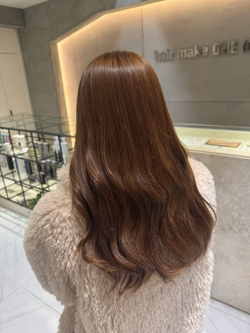 ロング ハイトーン¦カット ¦nanaka¦のヘアスタイル