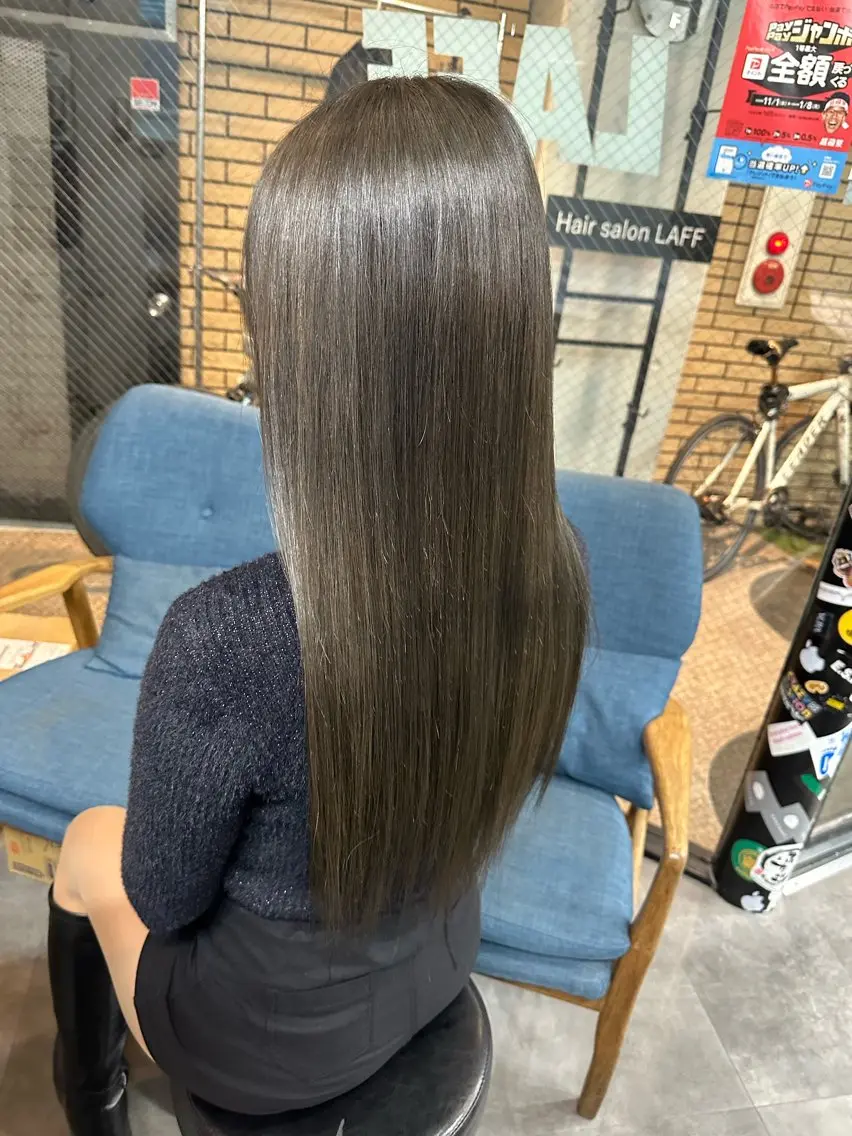 ロング 剣太郎カットモデル 10㎝カット募集中のヘアスタイル