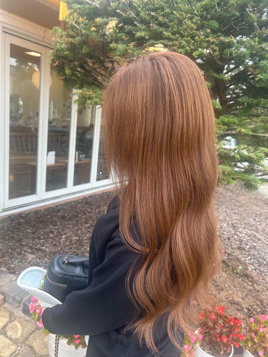 ロング カラー トリートメント ヘアカラー 片山 夏帆のヘアスタイル