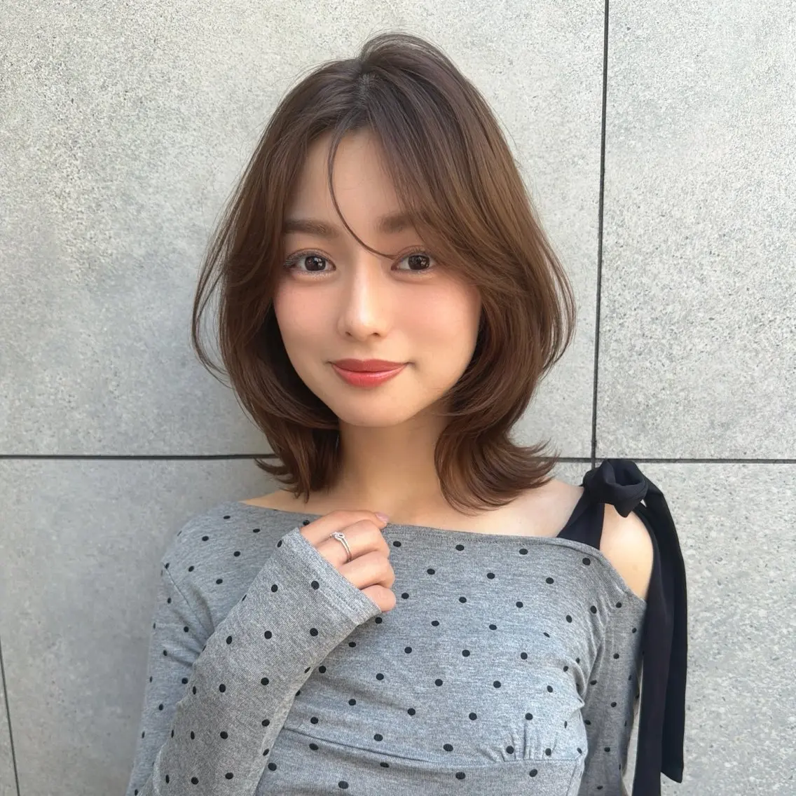 カラー カット ヘアカラー トリートメント 棚瀬寧麻/ 縮毛/似合わせcutのヘアスタイル