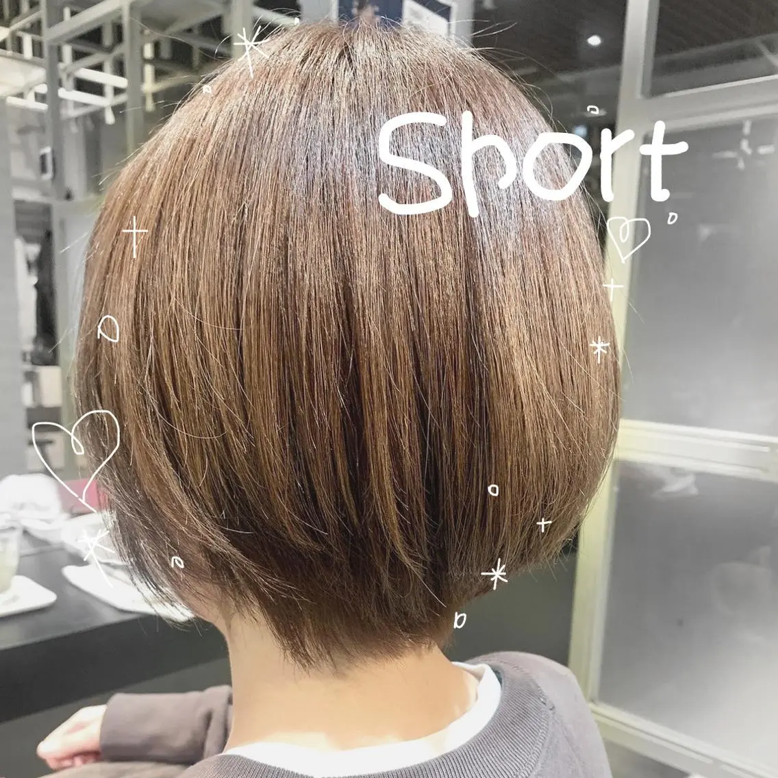 ショート カラー 眉毛スタイリング 松下すずの眉毛・アイブロウイメージ