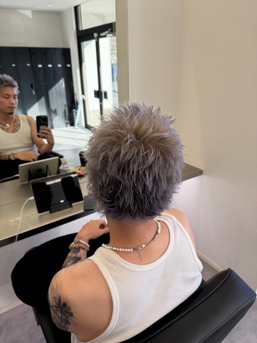 ショート メンズ 【メッシュ×パーマ】 ❤️‍🔥Koukiのヘアスタイル