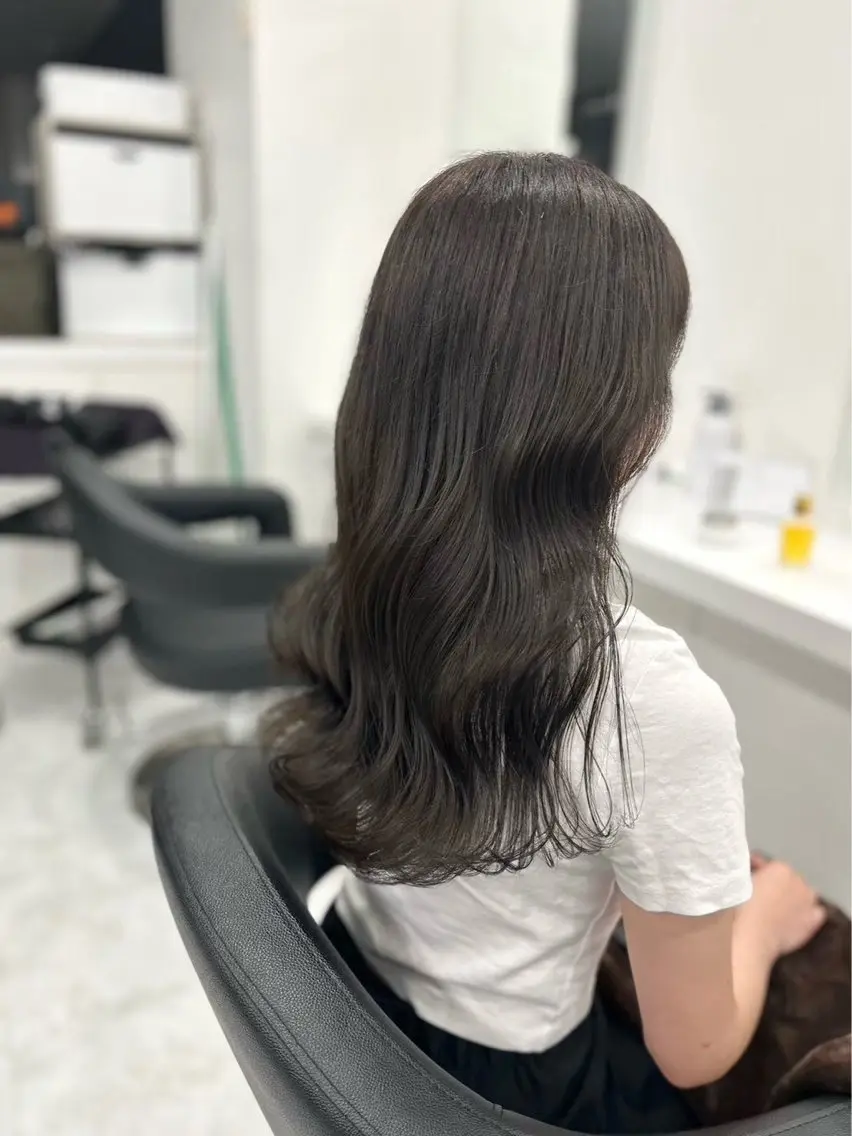 ロング カラー ふわっと抜け感🫧 ブラウンベージュ🤎のヘアスタイル