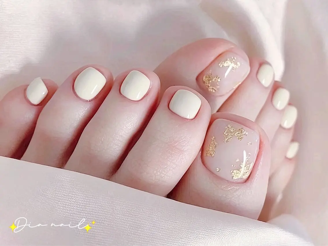 🎀フット🎀持ち込みシンプル2-4本アートキャンペーン7980→6980の写真