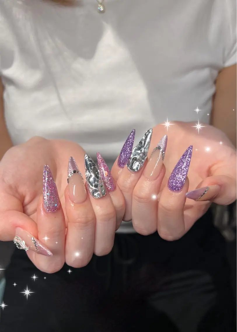 ネイル 持ち込み スカルプネイル ハンドネイル Kobayashi Komugiのネイルデザイン