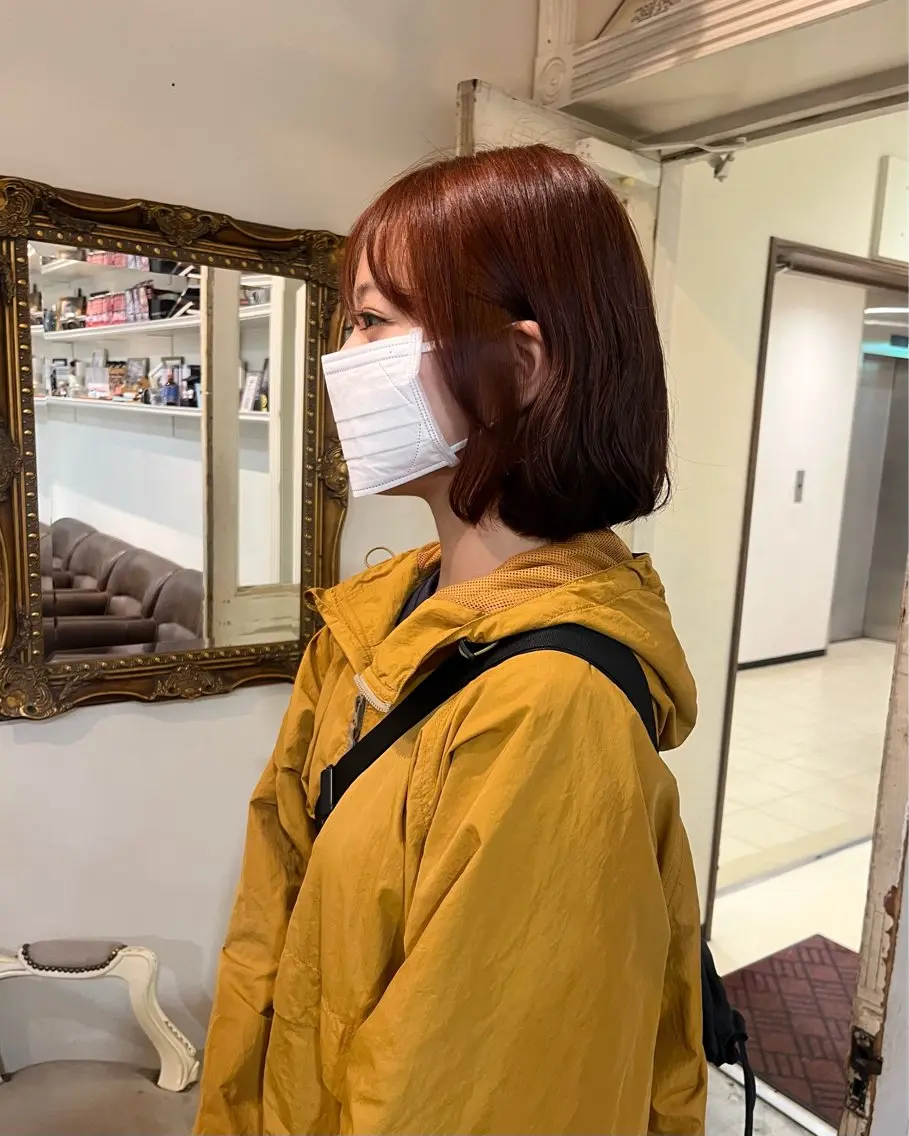 カラー 北川 茉奈のヘアスタイル