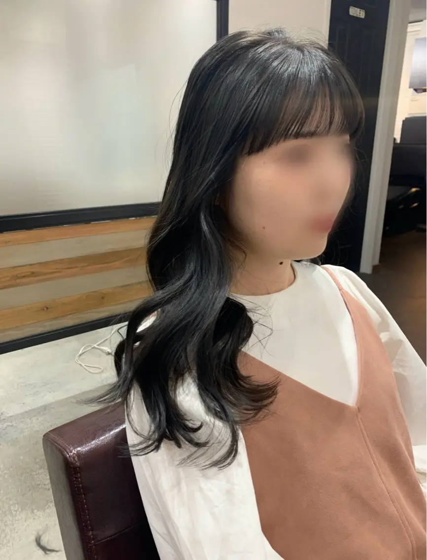 ロング カラー ヘアアレンジ カット ヘアカラー トリートメント kei🤎ベージュ /透明感カラー/博多のヘアスタイル
