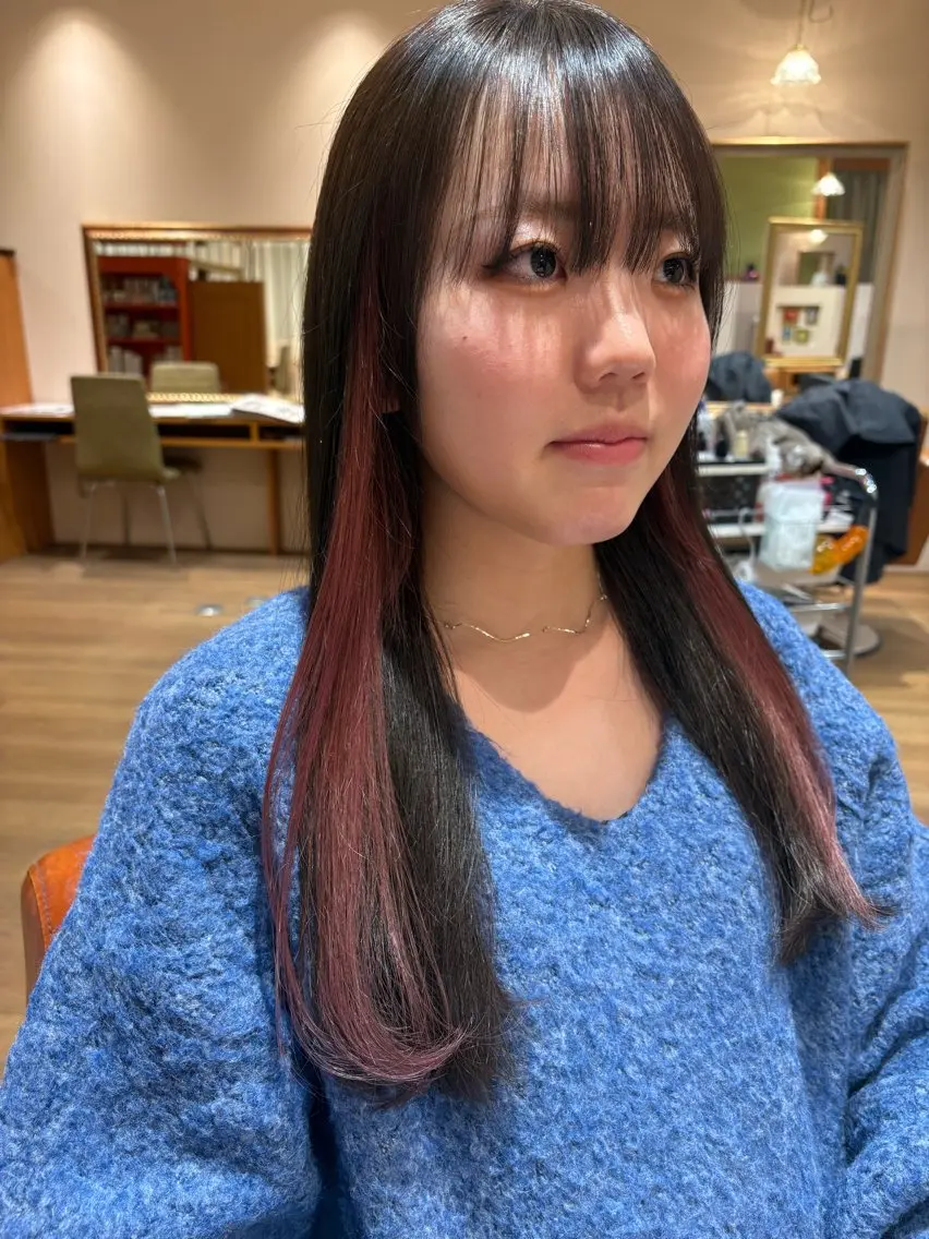 ロング カラー ベージュカラー ブリーチ ピンクカラー Lita／MIRI 🍓のヘアスタイル