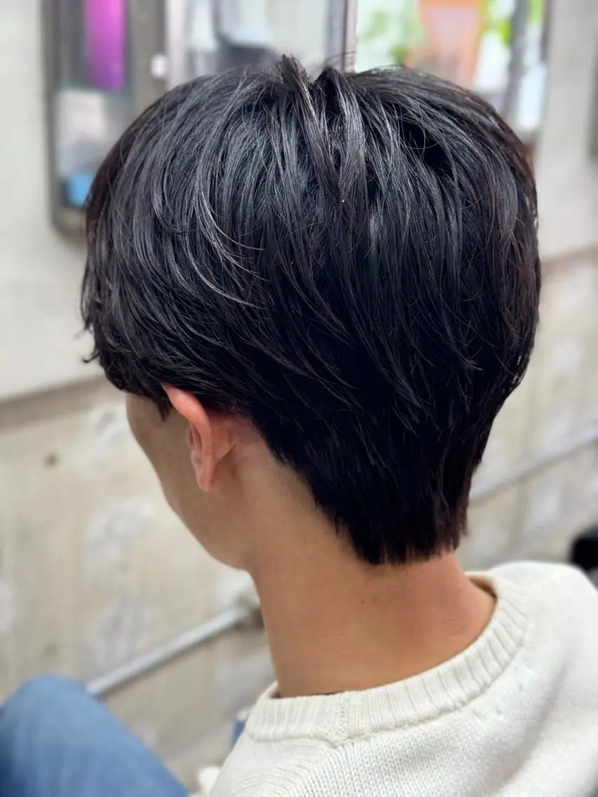 ショート パーマ メンズ ビジネス メンズ特化酒井翔太 /メンズカット/名駅のヘアスタイル