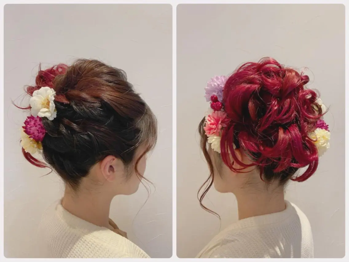 ヘアアレンジ 成人式 ヘアセット Total beau ty  Noaloのエステ・リラクイメージ