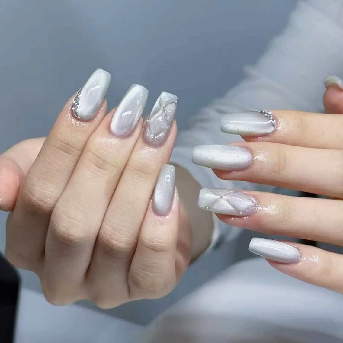 ネイル アートネイル ジェルネイル マグネットネイル Lu nailsalonのネイルデザイン