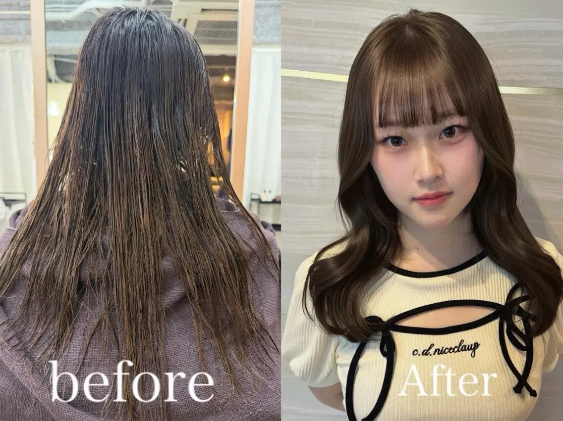 ロング カラー ブラウンカラー ダークブラウン ヘアカラー トリートメント 🍑ももか🍑モデル 様募集中/浦和🦋のヘアスタイル